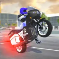 Police Motorcycle Drive Sim