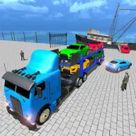 Car Transporter Truck Heavy Trailer Games icon