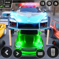 Futuristic Police Elevated Car Driving Game icon