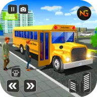High School Bus Driver 2022: Kids Game Free Mod Apk