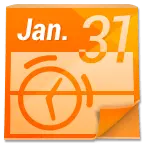 Calendar Agenda KEY icon