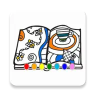 Coloring book icon