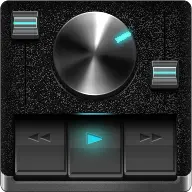 Poweramp V3 skin Retro Black icon