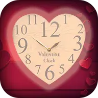 Valentine Clock Live Wallpaper icon