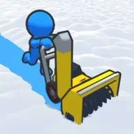 Snow shovelers icon