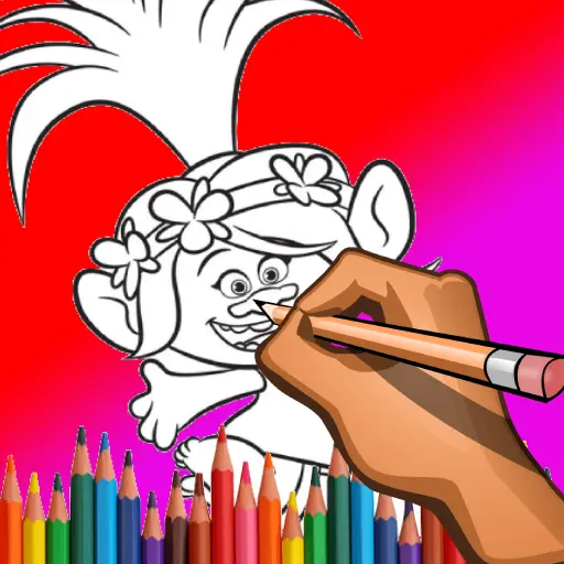 Troll Coloring Book icon