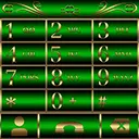 EXDIALER Abstract Emerald icon