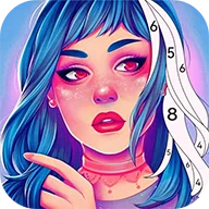 Girls Paint by Number icon