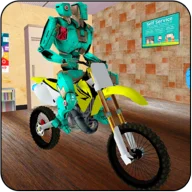 Real Office Racing Bike Stunts 3D icon