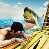 Angry Whale Shark Hunter - Raft Survival Mission