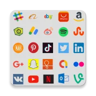 Social media browser icon