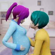 Pregnant Mom Babysitter Sim 3D icon