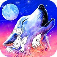 Wolf Coloring Book icon