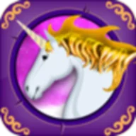 My little unicorn runner 3D icon