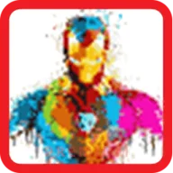 Superhero Star - Pixel Art icon