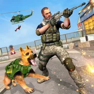 US Army Dog Anti Terrorist Shooting Game_playmods.io