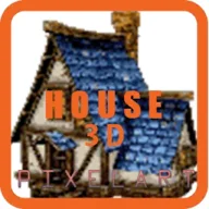 House 3D - Pixel Art