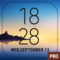 Galaxy Note8 Digital Clock Widget Pro icon