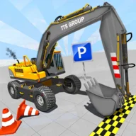 Real Excavator 3D Parking: Heavy Construction Site