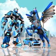 Police Flying Horse Robot icon