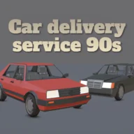 Car delivery service 90s icon
