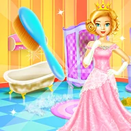 Full house cleaning games princess