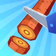 Wood cutter icon