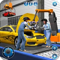 Sports Car Maker Factory: Auto Car Mechanic Games
