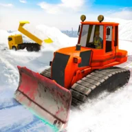 Snow Excavator Road Construction Simulator Games icon