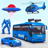 Police Bus Robot icon