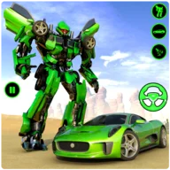 Flying Car Transformation Robot Car Wars icon