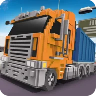 Blocky Truck Driver: Urban Transport icon