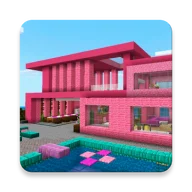 Pink house icon