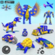 Dragon Robot Police Car Games icon