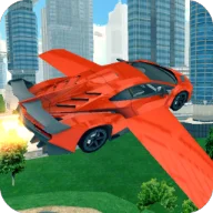 Race Car Flying 3D icon