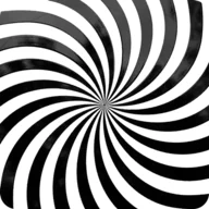 Optical illusion hypnosis icon