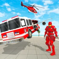 Fire Truck Robot Transform - Firefigther icon
