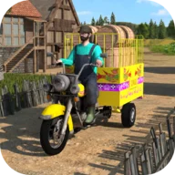 City Loader Rickshaw Games 3D