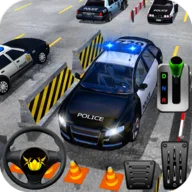 Classic Police Car Real Parking 2021 icon