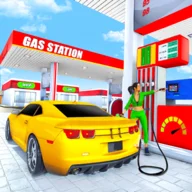 Gas Station Car Driving icon