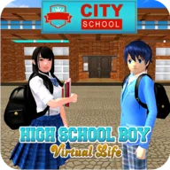 High School Boy Virtual Life icon