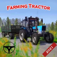 US Cargo Tractor Trolley : Farming Simulator Game 2021 icon