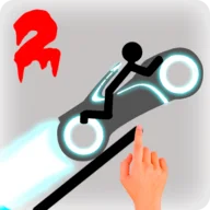 Stickman Racer Road Draw 2 Heroes icon
