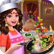 Indian food restaurant kitchen story cooking games icon