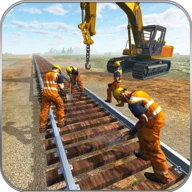 Train Track Rail Construction Simulator