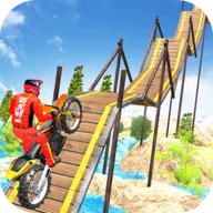 Free Bike Stunt Track 3D : Bike Race Free