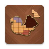 Jigsaw Wood Block icon