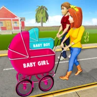 Virtual Mother New Baby Twins Family Simulator