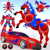 Flying Muscle Car Transform Robot icon