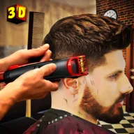 Barber shop hair salon crazy hair cutting games 3D